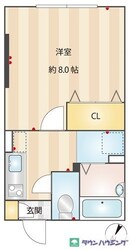 ベルビュー富ヶ谷の物件間取画像